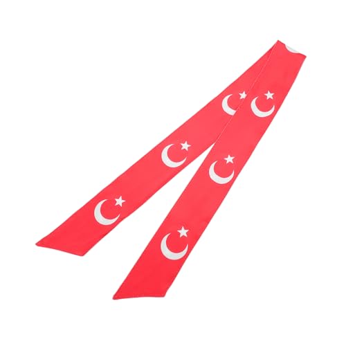 NULYLU Stirnband Mit Türkischer Flagge Sportliches Kopfband Für Training Und Fitness Rutschfeste Haarband Für Männer Und Frauen Weicher Zum Laufen Und Sport von NULYLU