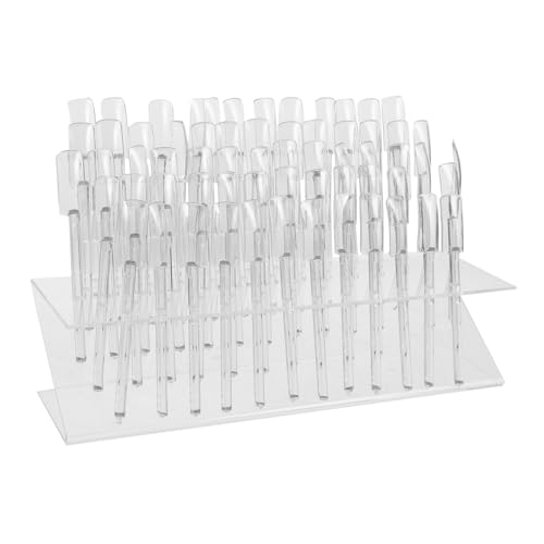 NULYLU Ständer für Nagellack Probe Nagellack Nagelgelkarte Farbkartenfach für Nägel Nail-Art-Display Gel-Nagellack-Organizer Nagelhalter-Anzeigetafel Nagellackpalette Plastik Transparent NULYLU Ständer für Nagellack Probe Nagellack Nagelgelkarte Farbkartenfach für Nägel Nail-Art-Display Gel-Nagellack-Organizer Nagelhalter-Anzeigetafel Nagellackpalette Plastik Transparent von NULYLU