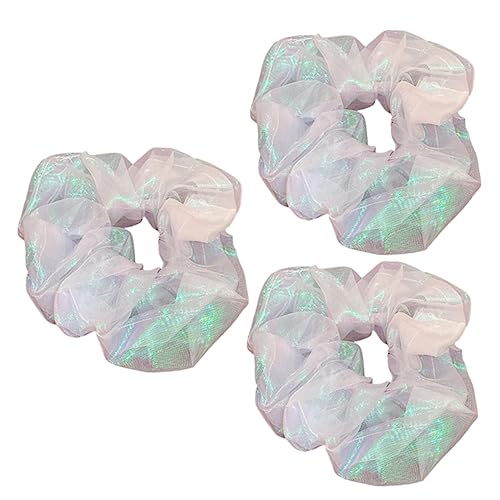 NULYLU 3stücke Teiliges Bunten Haar Scrunchies Für Damen Elastische Haargummis Für Zöpfe Dutt Und Hochsteckfrisuren Für Alltag Und Besondere Anlässe von NULYLU