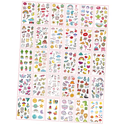 NULYLU 60 Stück Körperaufkleber Aus Pvc Temporäre Aufkleber Für Erwachsene Jungen Und Mädchen von NULYLU