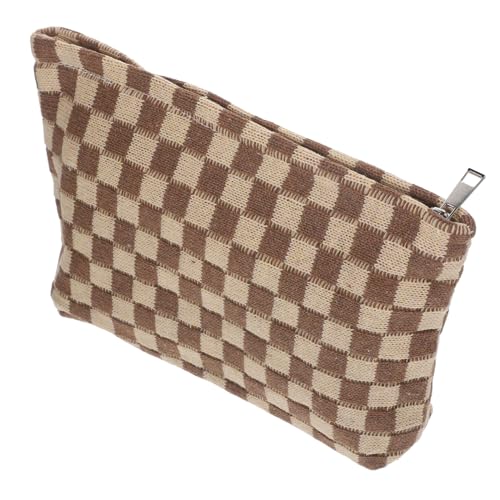 NULYLU Kosmetiktasche Tragbar Mit Reißverschluss Für Damen Vielseitige Make-up Aufbewahrungstasche Für Reisen Sport Camping Und Alltag Stilvolles Design Für Kosmetik Und Zubehör von NULYLU