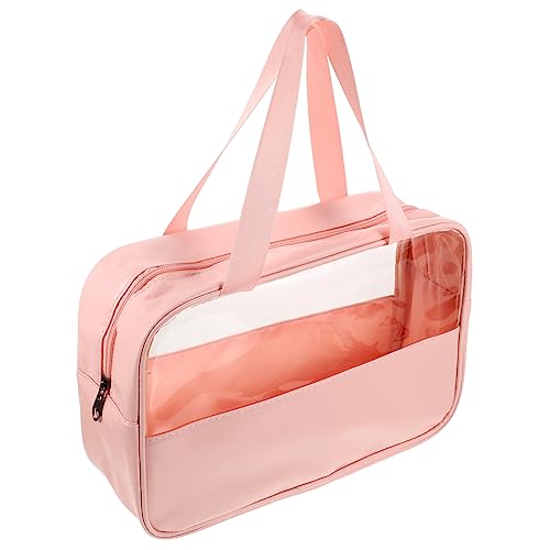 NULYLU Reise Kosmetiktasche Transparent Hängende Make-up Tasche Für Damen Großer Organizer Für Kosmetik Pflegeprodukte Und Zubehör Für Unterwegs Und Reisen von NULYLU
