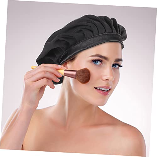 NULYLU Verstellbare Haarschlafmütze für Damen Pflegehut für Make Up Gesichtswäsche Schlaf und Spa mit Elastischem Band für Frisuren Langlebig und Wiederverwendbar von NULYLU