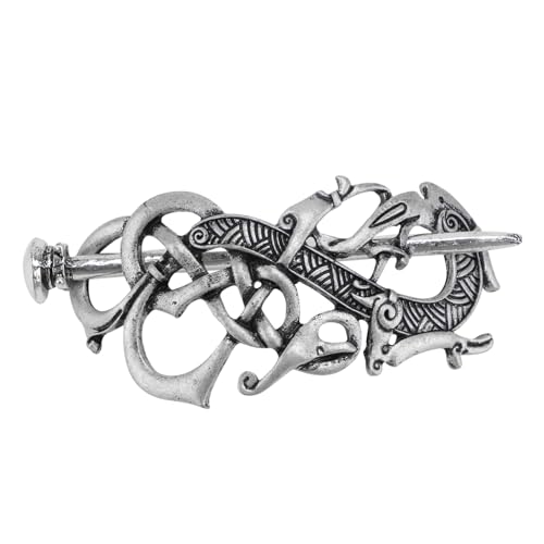 NULYLU Vintage Haarnadel Retro Stil Handgefertigt Langlebiges Geschnitztes Langes Haaraccessoire für Damen Mädchen Einfach zu Befestigen für Dickes Haar und Dutt Frisuren von NULYLU