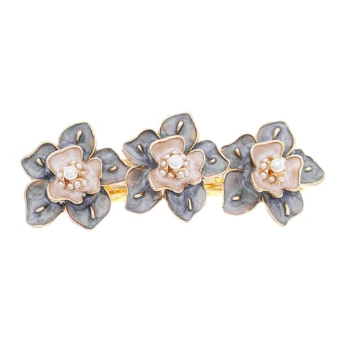 NULYLU Elegante Retro-perlen Haarspangen Für Damen Blumen-haaraccessoires Für Hochzeiten Und Festliche Anlässe Sorgen Für Stilvolle Frisuren Und Langen Halt von NULYLU