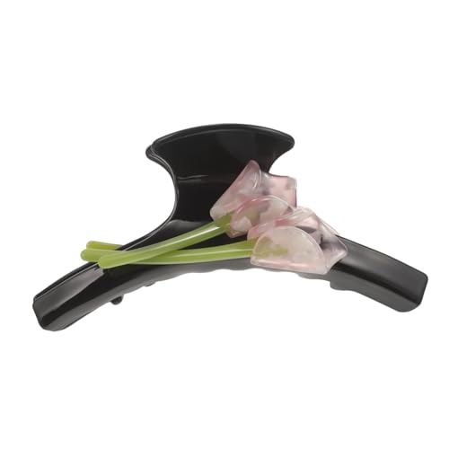 NULYLU Blumen-haarspange Für Damen Große Haarklammer Mit Blumendekor Dekorative Haarspange Für Frauen Festhält Feines Und Dickes Haar von NULYLU