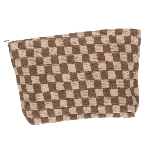 NULYLU Große Make-up-Tasche Mit Reißverschluss Kosmetiktasche Aus Sicherem Material Organizer-Tasche Für Reise Und Täglichen Gebrauch Praktische Aufbewahrungstasche Mit von NULYLU