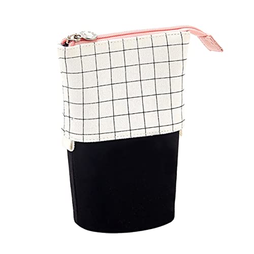 NUOBESTY 1 STK Mäppchen Mehrzweck-stifttasche Reise-Kosmetiktasche Schreibwarenzubehör Reise-Make-up-Taschen Karierte Federtasche Schminktasche Mit Reißverschluss Segeltuch Weiß NUOBESTY 1 STK Mäppchen Mehrzweck-stifttasche Reise-Kosmetiktasche Schreibwarenzubehör Reise-Make-up-Taschen Karierte Federtasche Schminktasche Mit Reißverschluss Segeltuch Weiß von NUOBESTY