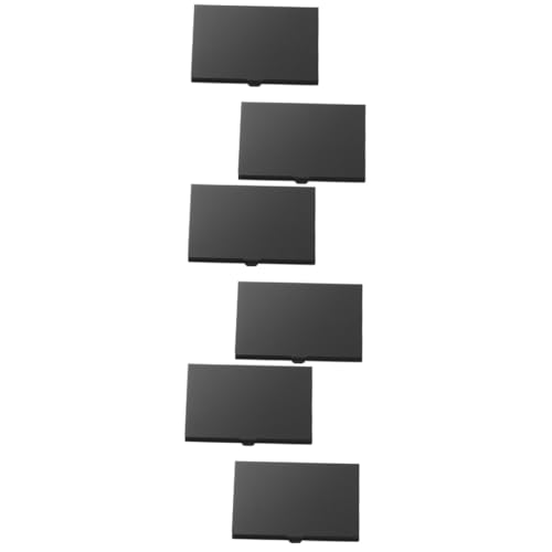 NUOBESTY 1 Satz Metallgehäuse Namensträger Geschäftsfall Kreditkarten Box Kreditkartenbox Visitenkarten Box Visitenkarten Etuis Name Card Holder Inhaber Für Unternehmen Black 2st von NUOBESTY