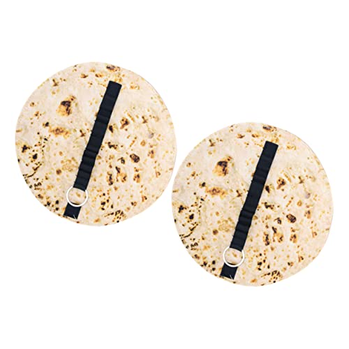 NUOBESTY Tortilla Bleistiftrolle 2 Stück Tragbare Stiftemappe aus Canvas für Kreative Organisation Großes Stiftemäppchen für Bürobedarf und Künstler von NUOBESTY