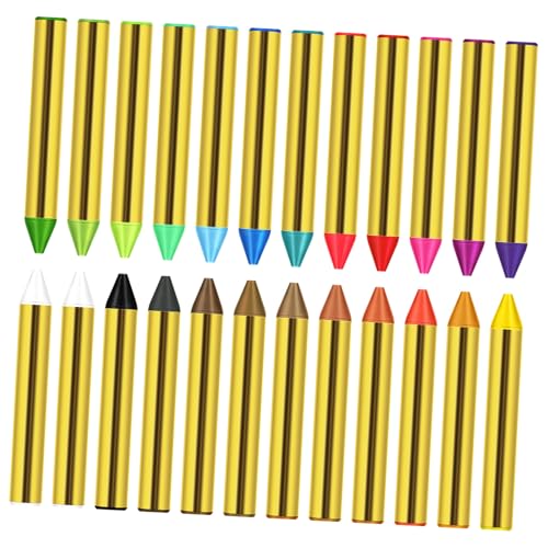 NUOBESTY 1 Schachtel Gesichtsmalerei Crayons Farben Umweltfreundliche Öl Wachsmalstifte für Cosplay und Make Up Anwendungen Wasserlöslich Einfach zu Entfernen und Tragbar für Festivals und von NUOBESTY