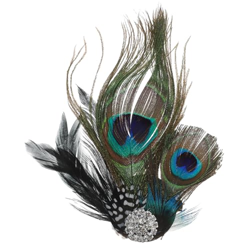 NUOBESTY 1 StüCk Pfauen Fascinator Kopfschmuck Make-up Feder Kopfbedeckung FüR Festliche Tanzparty Abschlussball AuffüHrung Anzieh Requisite NUOBESTY 1 StüCk Pfauen Fascinator Kopfschmuck Make-up Feder Kopfbedeckung FüR Festliche Tanzparty Abschlussball AuffüHrung Anzieh Requisite von NUOBESTY