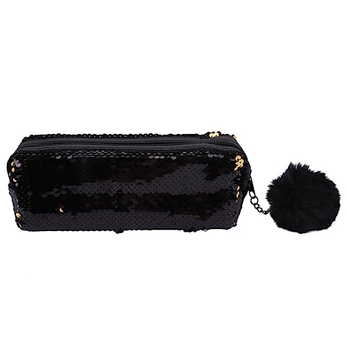 NUOBESTY 1 Stück Federmäppchen Pailletten-Bleistiftetui Make-Up-Bleistiftetui Für Damen Kulturbeutel Für Make-Up-Taschen Für Damen Glitzer-Reißverschlussetui Glitzer-Geldbörse von NUOBESTY