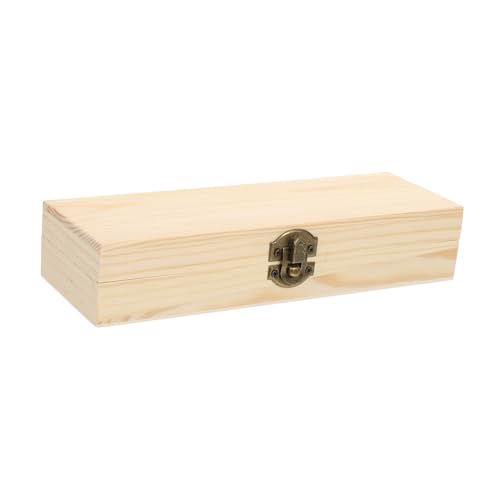 NUOBESTY 1 Karton Schreibwaren-Box Kawaii federmäppchen Stifte- und Federmäppchen Holz aufbewahrungsdose Storage Boxes Bleistift für Kinder Landschmuck praktische Schreibmappe von NUOBESTY