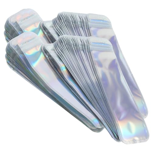 NUOBESTY 100stücke wasserdichte Selbstverschließende Tasche Für Perlenstifte Stiftaufbewahrungstasche Aus Pp-Material Mit Verschlussfunktion Für Schmuck Und Geschenke von NUOBESTY