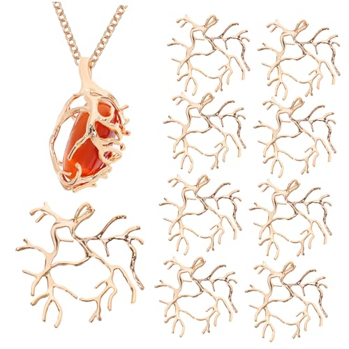 NUOBESTY 10stücke Zweig Form Haar Verzierungen Haarschmuck Für Frauen Braut Haar Ornament Festival Haarteil Haaraccessoires von NUOBESTY