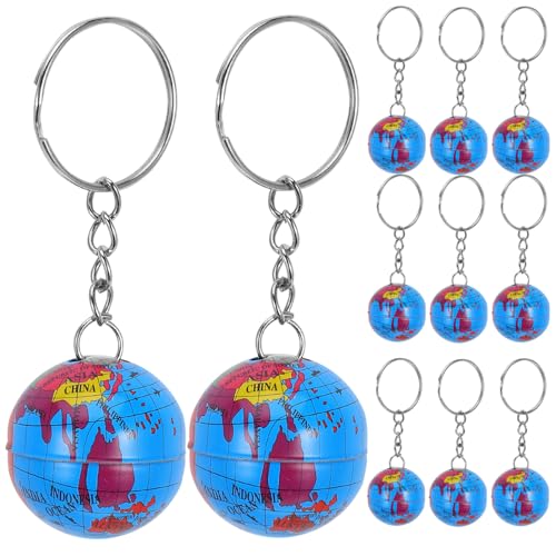 NUOBESTY 12 Stück -Schlüsselanhänger Planet-Thema Schlüsselanhänger Schlüsselanhänger Kreative Anhänger Für Autoschlüssel Taschendekoration von NUOBESTY