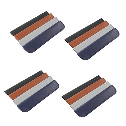 NUOBESTY 12stücke Leder Stifthülle Für Einzelnen Stift Stiftetui Aus Leder Schützender Halter Geeignet Für Füllfederhalter Kugelschreiber Und Bleistifte Leicht Und Für Haus Büro Und von NUOBESTY