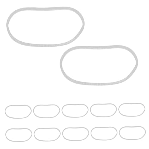 NUOBESTY 1500 Stück Kleine Transparente Haargummis Elastische Haargummis Weich Dehnbar Unsichtbar für Frauen Vielseitig Verwendbar Haar Langlebig Flexibel von NUOBESTY