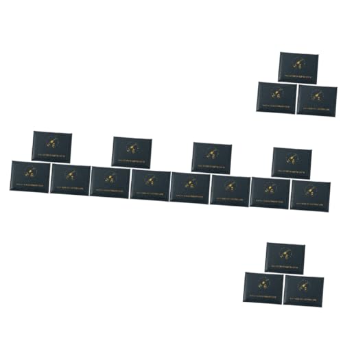 NUOBESTY 18 STK Impfkarten-Set kreditkartenschutz kreditkarten Schutz visitenkarten etuis Doppelkartenhalter Karten hüllen Card Holder kartenset Pu Kartenabdeckung Klipp 4X von NUOBESTY