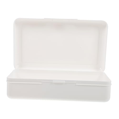 NUOBESTY 1Stk Federmäppchen aus Kunststoff Kosmetikkoffer Desktop-Speicher-Organizer Storage Boxes aufbwahrungs-Box abschliessbarer Box schreibwaren Bleistiftbehälter Etui Plastik Green von NUOBESTY