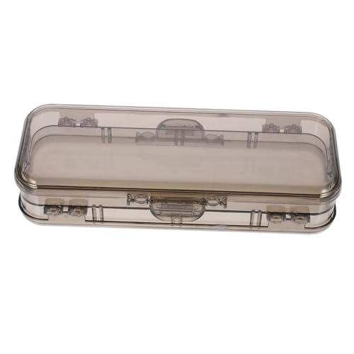 NUOBESTY 1Stück Bleistiftbox aus Große Transparente Stiftebox mit Deckel Wiederverwendbarer Organizer für Schule und Büro Leicht Sicher und Multifunktional für Stifte von NUOBESTY