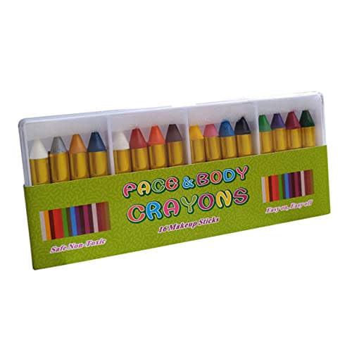 NUOBESTY 1satz Farben Gesichts Und Körpermalstifte Für Mädchen Sicheres Schminken Für Halloween Und Kostümpartys Einfache Anwendung Und Leicht Abwaschbar Für Altersgruppen von NUOBESTY