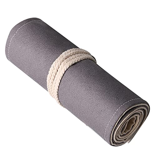 NUOBESTY Federmäppchen Mit Stiftemäppchen Und Stifte Tasche Tragbare Stiftetasche Aus Segeltuch Stiftehalter Mit Löchern Für Bleistifte Kugelschreiber Marker Und Gelschreiber Organizer Für von NUOBESTY