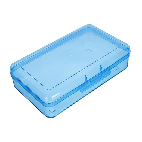 NUOBESTY Bleistiftbehälter Schreibwarenbox 1stk Feder Aus Stapelbares Feder Etui Für Gelstifte Hartes Feder Bleistift Büro Stift-Organizer Plastik Make-up Pinsel Student Tragbar von NUOBESTY