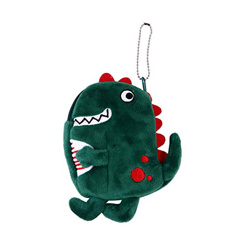 NUOBESTY 1stk Geldbörse Brieftaschen Für Frauen Geldbeutel Mit Reißverschluss Dinosaurier-gastgeschenke Kartentasche Für Frauen Süßer Wechselbeutel Combo-Platte Münze Kind Plüsch von NUOBESTY