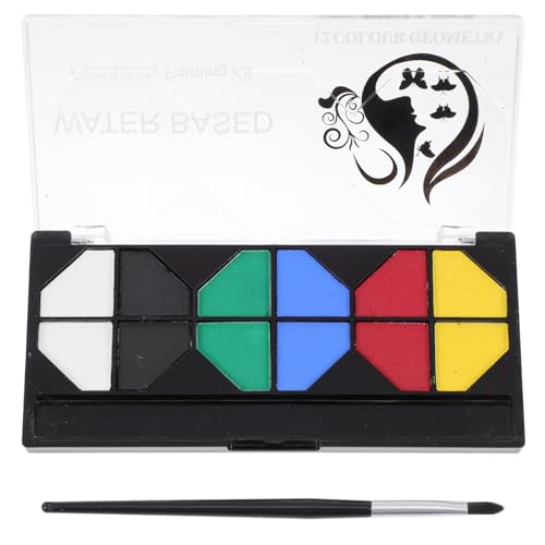 NUOBESTY 1stück Farben Wasserlösliche Gesichts Und Körperfarbe Für Karneval Halloween Und Cosplay Einfaches Auftragen Tragbar Praktischer Aufbewahrungsbox Für Kreative Makeup-ideen von NUOBESTY