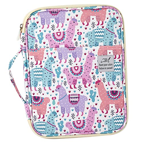 NUOBESTY 1stück Hochwertiger Zeichnen Stifte Organizer Große Kapazität Federmäppchen Für Künstler Und Studenten Tragbare Stifttasche Mit Elegantem Design Und Einfachem Zugriff von NUOBESTY