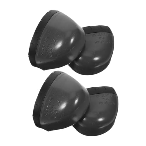 NUOBESTY 2 Paare Schuh Zehenschutzkappen aus Robustem Kunststoff Stoß Durchstichsicher Komfortabel für Arbeitsschutz in BAU Lager und Industrie Praktische Sicherheitsüberzüge für Schuhe von NUOBESTY