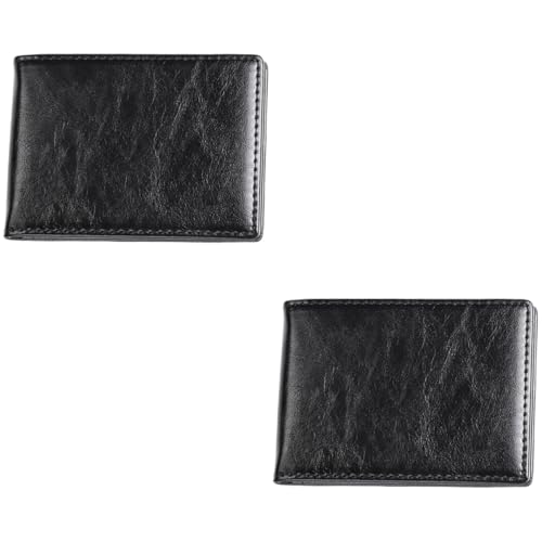 NUOBESTY 2 STK Halter einfache Brieftasche Plüsch-Schlüsselanhänger für Geldbörse Credit Card Holder Passport Wallet Purse Fall Freizeit Geldbörse Loses Blatt ID-Ordner Passinhaber von NUOBESTY