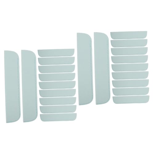 NUOBESTY 2 Sätze Etui Federmäppchen Stifte Aufbewahrung Federmaeppchen Federmape Markierungen Flasche Kugelschreiber Hosenbügel Stifthülle Aus Leder Stift Schutzhülle Sky-Blue 12 Stück * 2 von NUOBESTY