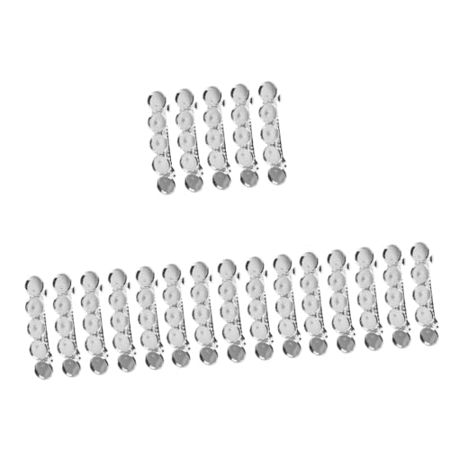 NUOBESTY 2 Sätze Haarnadelbasis Haarspangen Rohlinge Schmuckherstellung Zubehör Haarspangen Schnappen Große Clip Haarspange Selber Machen -rohlinge Kupfer 5 Stück * 2 von NUOBESTY