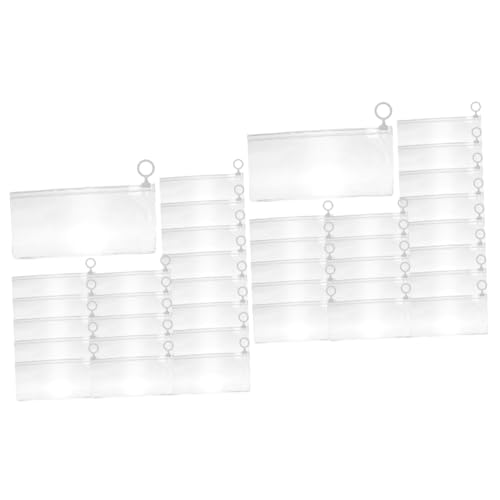 NUOBESTY 2 Sätze Transparente Stiftetaschen Mit Reißverschluss Leichte Reißfeste Und rutschfeste PVC Schreibwarenbeutel Waschbare Und Wiederverwendbare Federmäppchen Für Stifte 20 Stück * 2 NUOBESTY 2 Sätze Transparente Stiftetaschen Mit Reißverschluss Leichte Reißfeste Und rutschfeste PVC Schreibwarenbeutel Waschbare Und Wiederverwendbare Federmäppchen Für Stifte 20 Stück * 2 von NUOBESTY