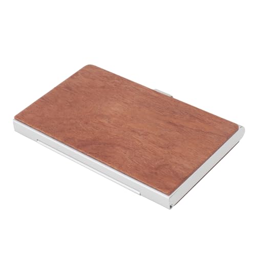 NUOBESTY 2 Stück Aus Massivholz Taschengeldbörse Visitenkarten Organizer Geldbörse Für Herren Geldbörsenträger Visitenkartenträger Einfache Geldbörse von NUOBESTY