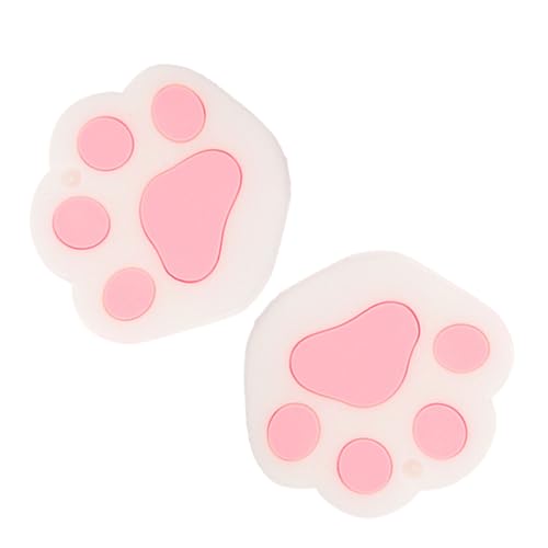 NUOBESTY 2stücke Schlüsselkappe Aus Silikon Katzenpfoten-form Schlüsselabdeckungen Schlüsselkennzeichnung Schutz Für Schlüssel Hausschlüssel-halter von NUOBESTY