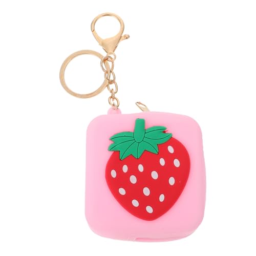 NUOBESTY 2 Stück Schlüsselanhänger Aufbewahrungstasche Schlüsselanhänger Kleine Schlüssel Geldbörsen Auto Tasche Schlüsselanhänger Mini Auto Schlüsselanhänger Aufladen Transparente von NUOBESTY