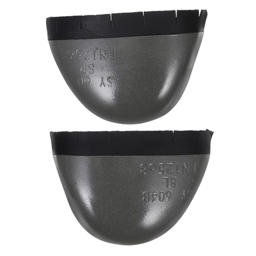 NUOBESTY 2 Stück Schutz Schuhe Überzieher mit Stahlkappe Stoßfeste und Durchtrittsichere Zehenschutzkappen Atmungsaktive Arbeitsschuh Covers für Damen und Herren Langlebig und Sicher von NUOBESTY