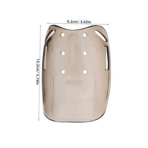 NUOBESTY 2 Stück Transparent Abs Schutz Schuhüberzieher für Arbeitsschutz mit Aufprallschutz und Mittelfußschutz Robust Atmungsaktiv und Passend für BAU Industrieschuhe von NUOBESTY