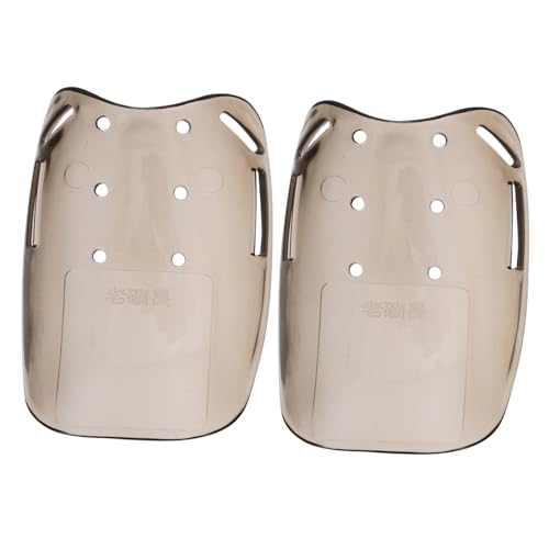 NUOBESTY 2 Stück Transparente Metatarsal-schutzschalen Robuste Abs Fußschutz-abdeckungen für Arbeitsschuhe Atmungsaktiv Druckbeständig Geeignet für BAU Lager und Sicherheitsstiefel von NUOBESTY