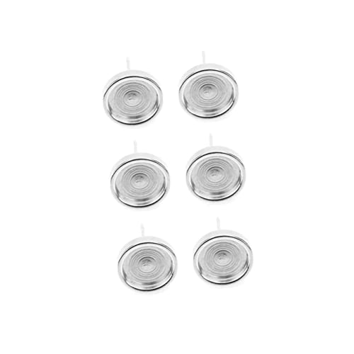 NUOBESTY 20 Stück Ohrringe Ohrringe für Frauen Runde Ohrstecker mit Silbernem Disc Durchmesser Nadel Innendurchmesser NUOBESTY 20 Stück Ohrringe Ohrringe für Frauen Runde Ohrstecker mit Silbernem Disc Durchmesser Nadel Innendurchmesser von NUOBESTY