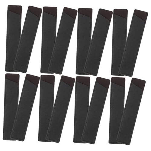 NUOBESTY 20 Stück PU Leder Stiftetui Einzelfach mit Elastischem Langlebiger Stiftetasche Weiche Innenseite Stifteschutz für Schule Büro Reise Praktischer Organizer für Schreibwaren von NUOBESTY