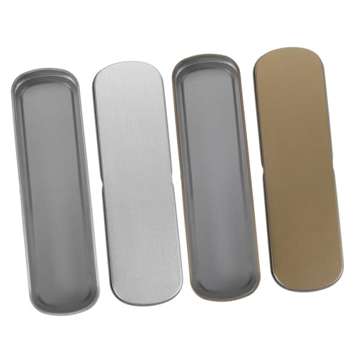 NUOBESTY 2stücke Metall Stift Und Bleistiftetui Vielseitige Aufbewahrungsbox Für Schreibwaren Und Kosmetik Und Metall-Organizer von NUOBESTY