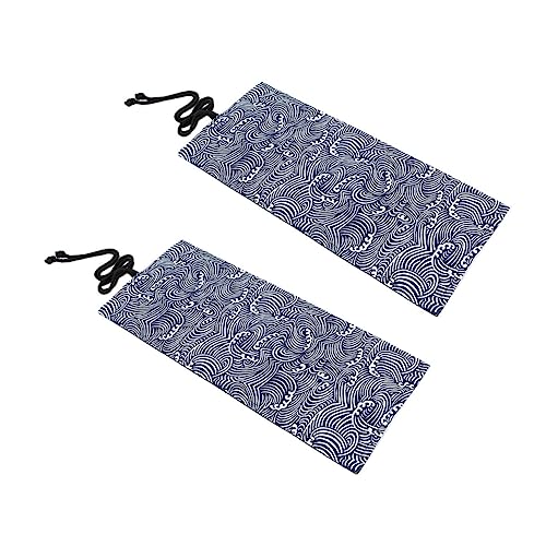NUOBESTY 2stücke Canvas Roll up Bleistifttasche Bleistift Wickeltasche Druckmuster Bleistift Taschen Langlebig Und Praktisch Für Zeichenstifte Organisation von NUOBESTY