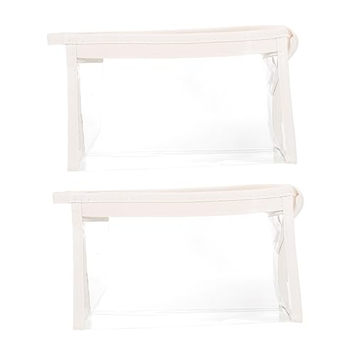 NUOBESTY 2stücke Große Kapazität Stifteetui Aus Transparentes Aufbewahrungsfach Für Schreibwaren Für Schule Büro Und Reisen von NUOBESTY