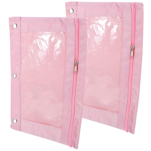 NUOBESTY 2stücke Pack Federtaschen Ring-Ordner Mit Sichtfenster Federtaschen Mit Reißverschluss Verstärkte Ösen Für Ordner NUOBESTY 2stücke Pack Federtaschen Ring-Ordner Mit Sichtfenster Federtaschen Mit Reißverschluss Verstärkte Ösen Für Ordner von NUOBESTY