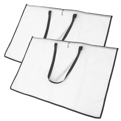 NUOBESTY 2stücke Transparente Zeichenbretttasche Große Portfolio Hülle Für Poster Dokumente Leicht von NUOBESTY